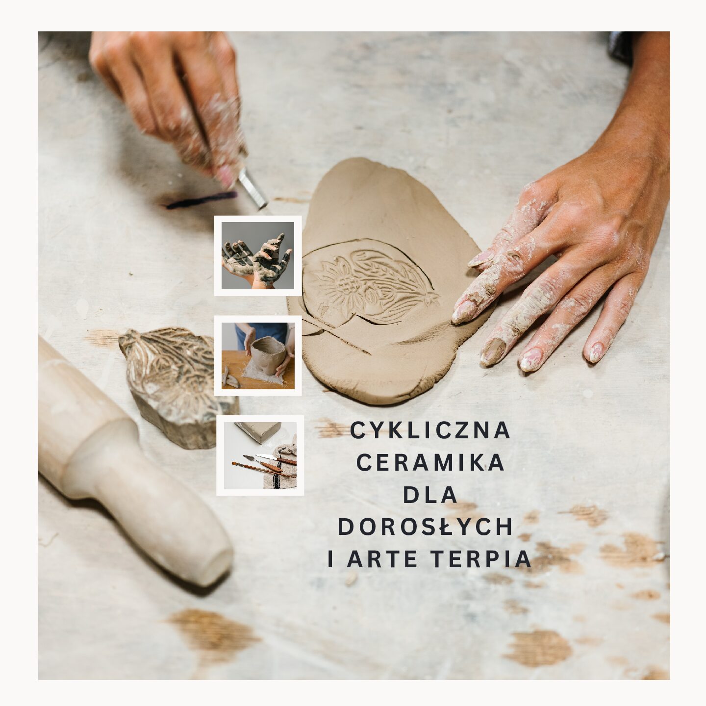 Cykliczne warsztaty dla dorosłych i Arte Terpia.